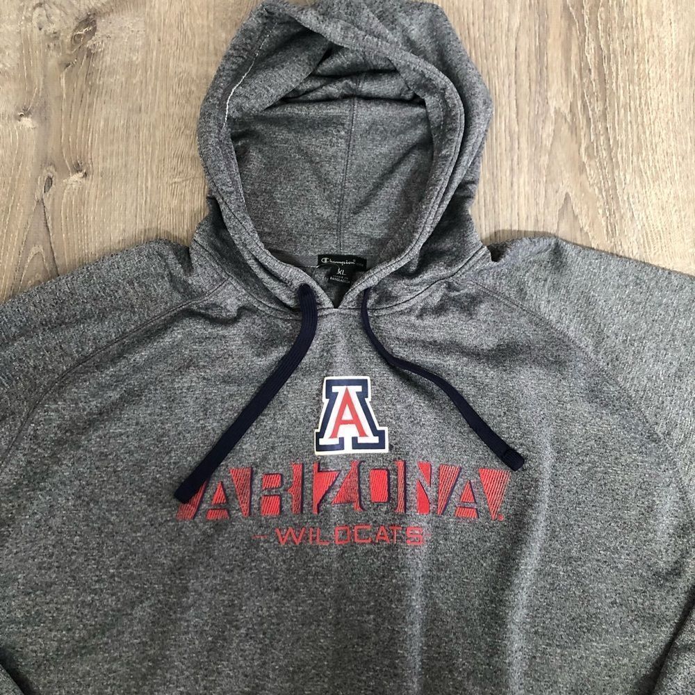 Champion‎ Arizona Wildcats Athletic Lightweight Hoodie Sweatshirt Mens Size XL - Picture 2 of 12